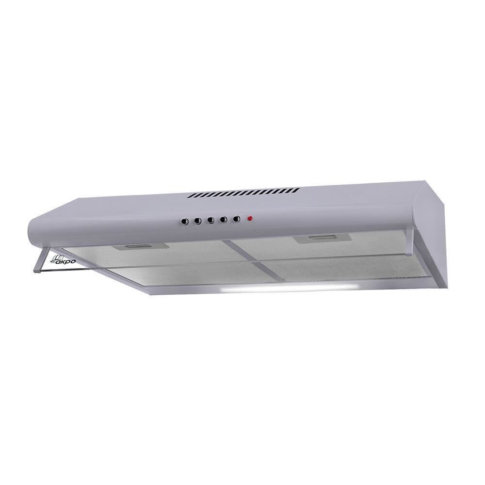 Hota decorativa Akpo WK-7 P-3060, putere de absorbtie 220 mc/h ,1 motor, 60 cm, Alb