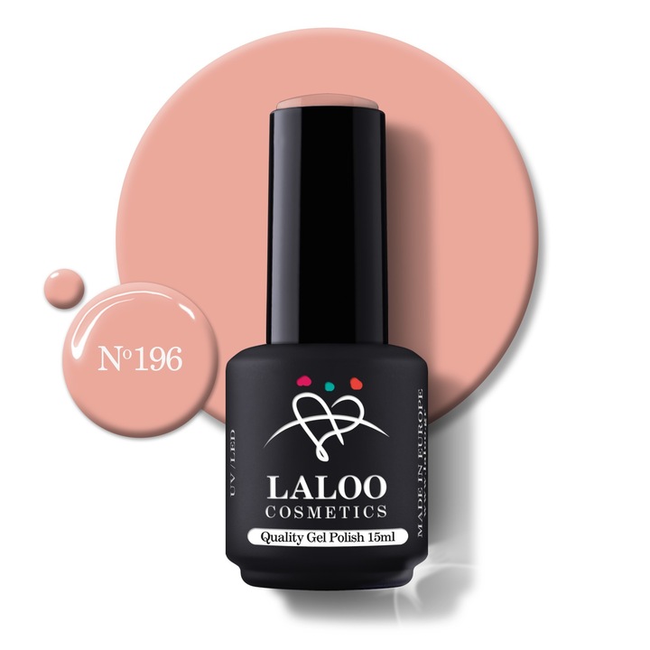 Oja semi-permanenta 196 Nude Beige Laloo 15ml
