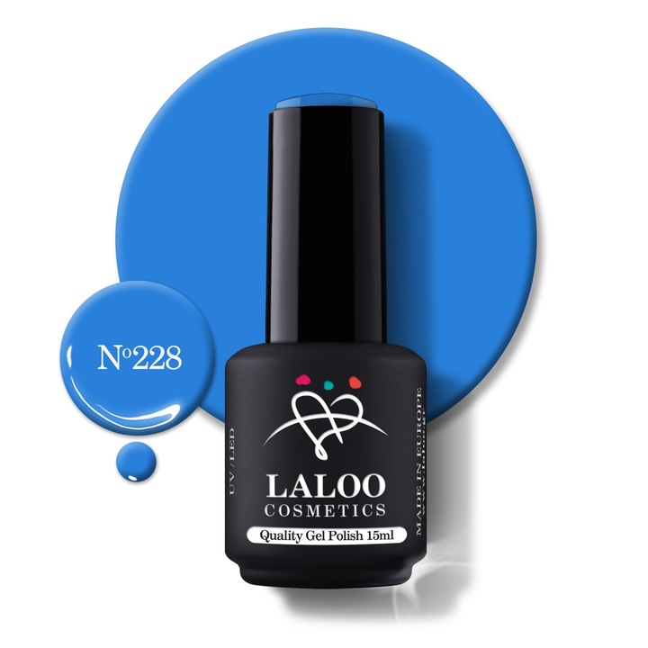 Oja semi-permanenta 228 Sky Blue Laloo 15ml