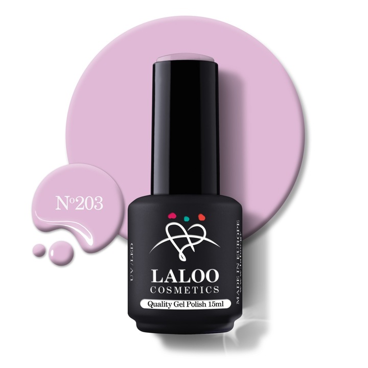 Oja semi-permanenta 203 Lilac Rose Laloo 15ml