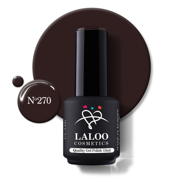 Oja semi-permanenta 270 Umber Brown Laloo 15ml