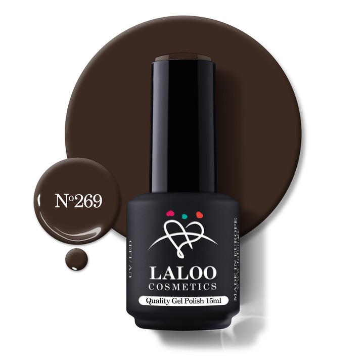 Oja semi-permanenta 269 Cassic Brown Laloo 15ml