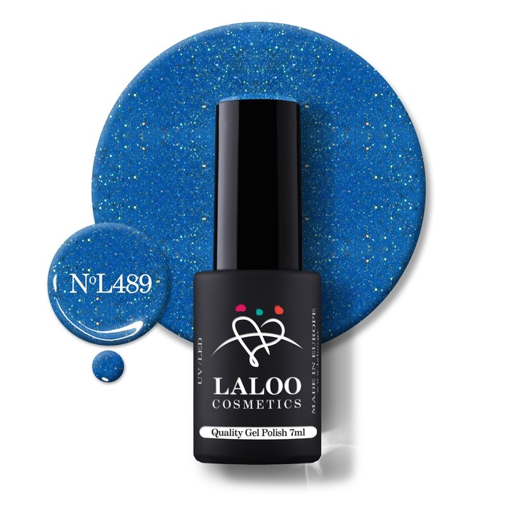 Oja semi-permanenta 489 Starry Azure Blue Laloo 7ml