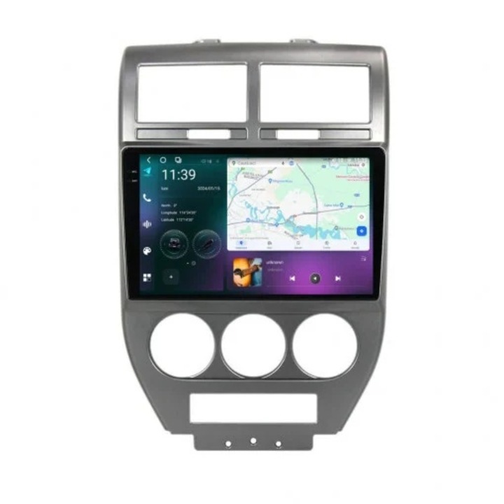 Navigatie Jeep Compass I 2006 - 2010 2K QLED 12GB 256GB 8 Core