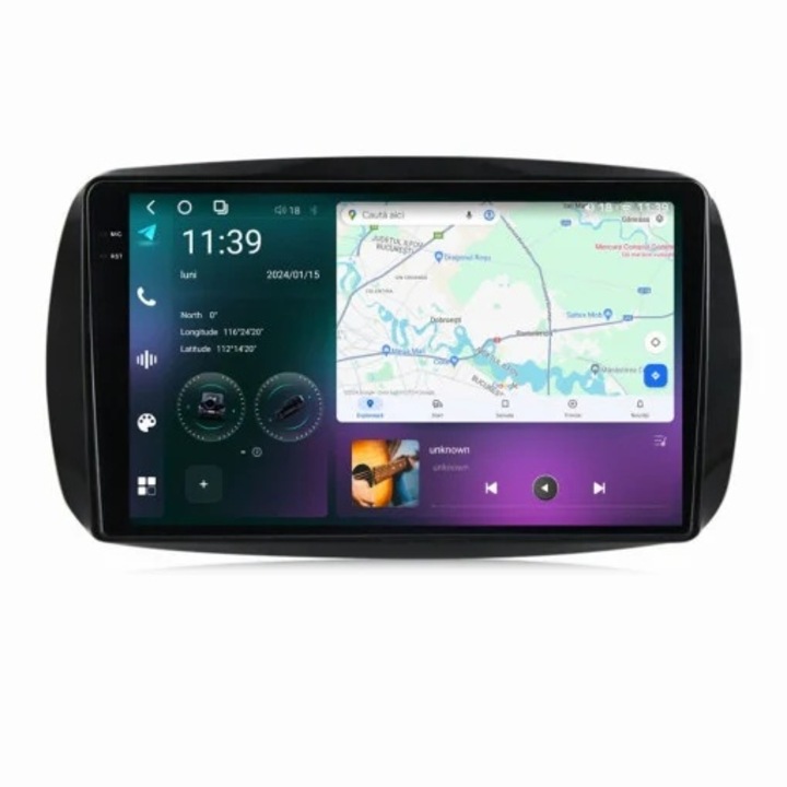 Navigatie Smart For Two For Four 9 inch 12GB 256GB 8 Core 4G