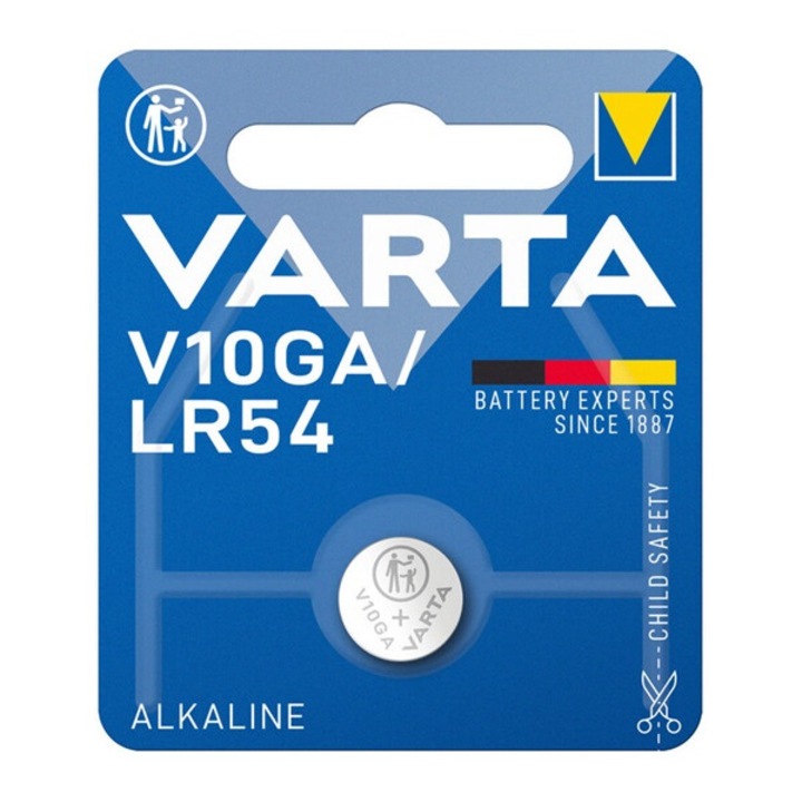Varta gombelem, lr54, 1.5v, alkáli, 2db/csomag