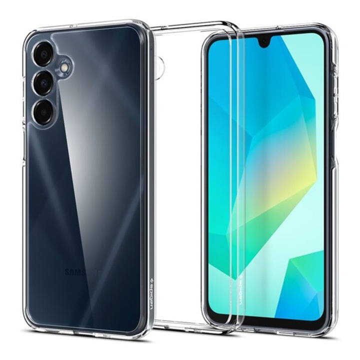 Spigen ultra hybrid műanyag mobiltelefon tok, ütésállóság, légpárnás keret, átlátszó, kompatibilis: Samsung Galaxy A16 5G, SM-A166, / Galaxy A16 4G, SM-A165