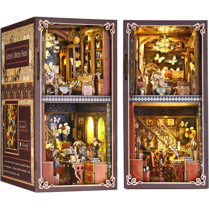3D puzzle, WALALLA, fa/papír, LED, tarka