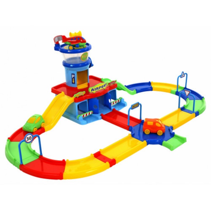 Set Wader Joaca Aeroport cu Circuit Auto