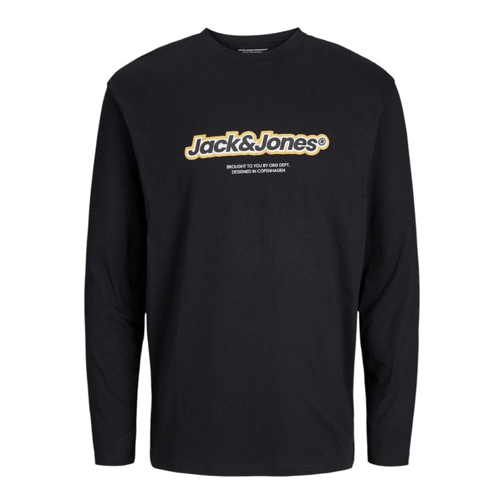 Bluza JACK &JONES Vesterbro Newton Crew 38471, Negru