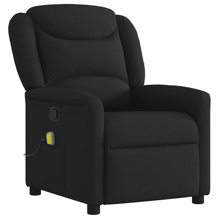 VidaXL fekete szövet dönthető masszázsfotel 4015608