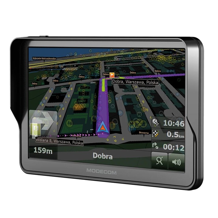 GPS Navigációs rendszer Modecom FreeWAY CX 7.3, 7", 16 GB, Bluetooth, MicroSDHC