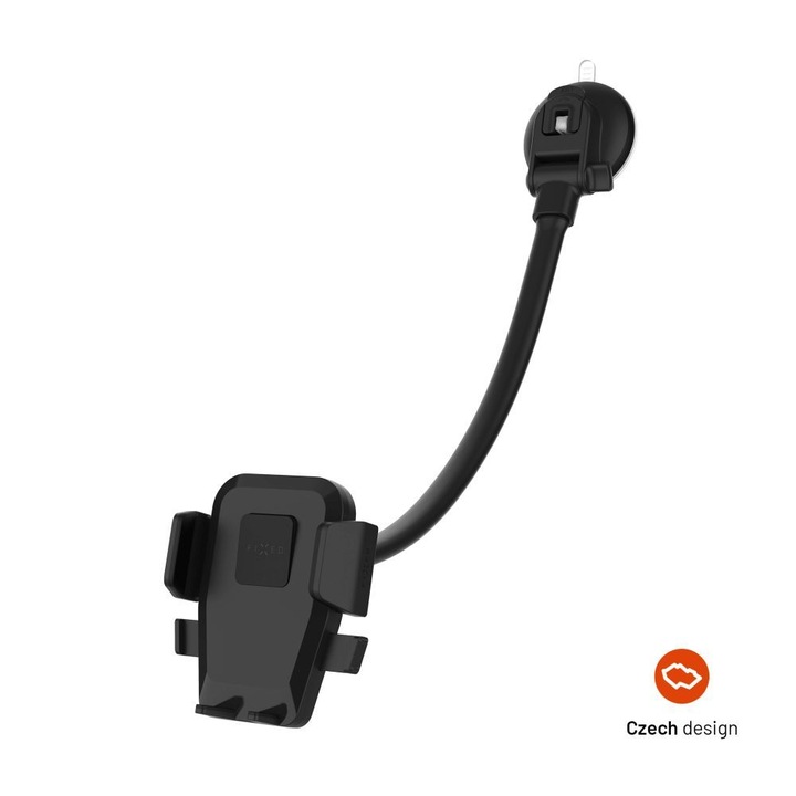Univerzális autós tartó, FIXED, műanyag, Iconiq Flex XL, fekete