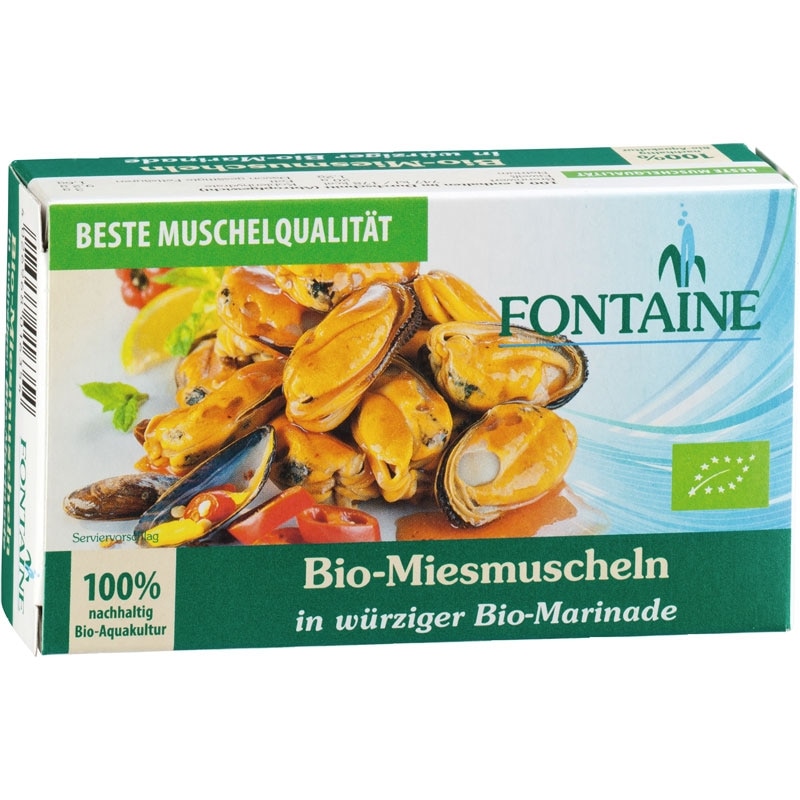 Midii in sos picant ECO 120 g - Fontaine