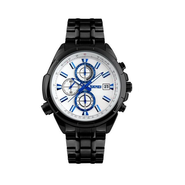 Ceas barbatesc Skmei clasic 9107CS, negru