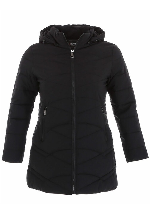 Geaca dama, Nature, RQW-7084, Negru, XL