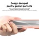 Кейс CASEY STUDIOS™ за Apple iPhone 16 Pro Max, мек силикон Premium, микрофибърна вътрешна част, розов пясък, защитен, ултра тънък, за безжично зареждане, повдигнати ръбове за защита на екрана и камерата