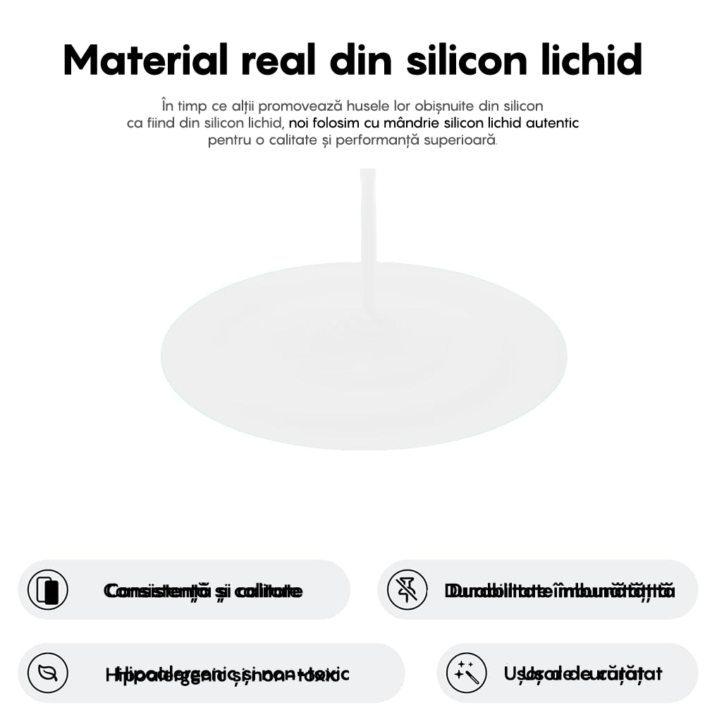 Husa CASEY STUDIOS™ compatibila cu iPhone 16, Soft Silicone Premium, Microfibra in Interior, Alb, de Protectie, Ultra Slim, pentru Incarcare Wireless, Margini Ridicate de Protectia Ecranului si a Camerelor