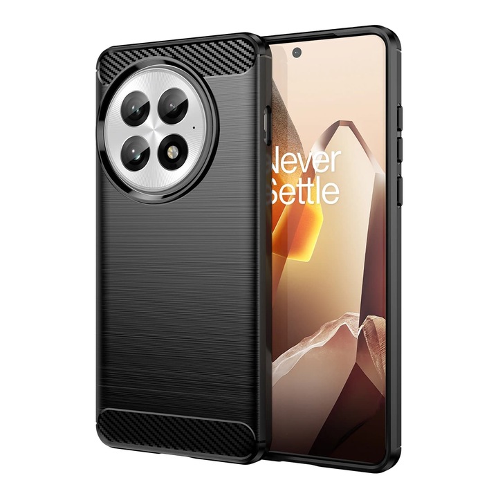 Кейс за OnePlus 13 Carbon Liquid Silicone черен