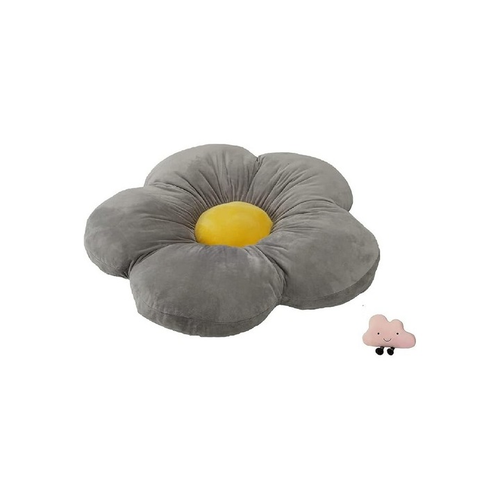 Perna model floare, gri, diametru 50 cm, Butterfly Craze