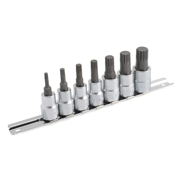 Set de biti XZN 3/8", Ko-Ken Tools, 6 piese pe sina de fixare