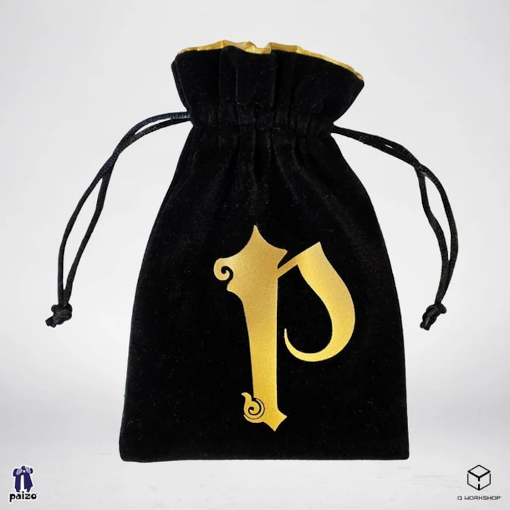 Saculet pentru zaruri, Q-Workshop, Pathfinder Velour Dice Bag