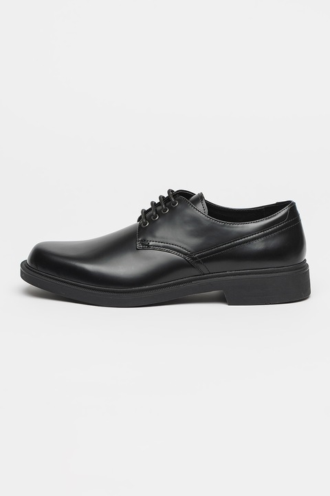 BOSS, Pantofi derby din piele Ronnin, Negru, 45