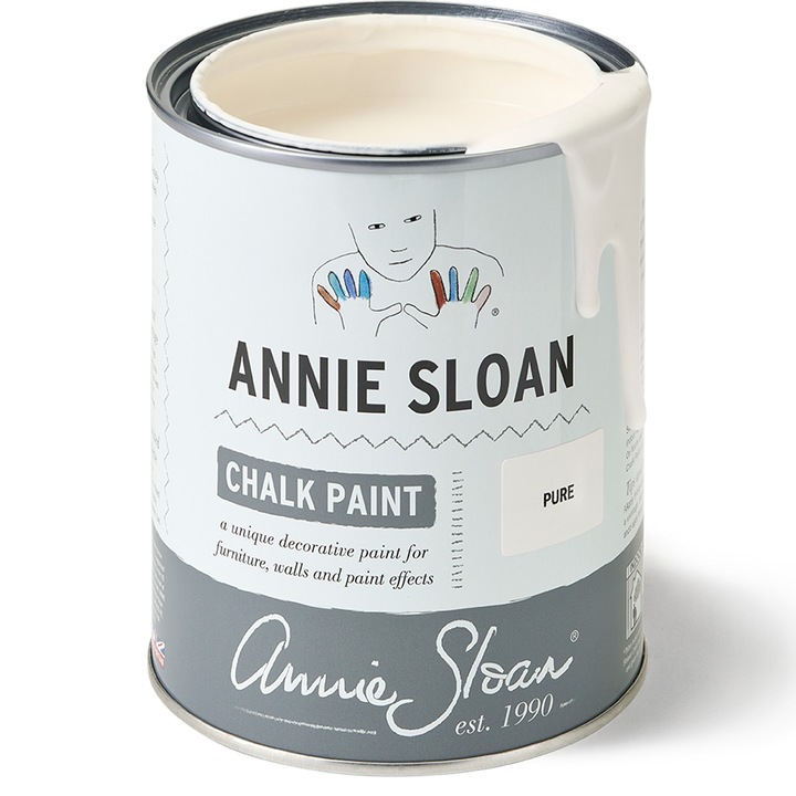 Vopsea pentru mobila Annie Sloan Chalk Paint Pure White 120 ml