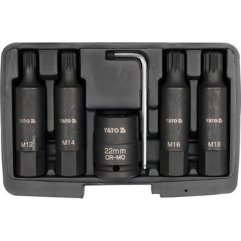 Set Chei Tubulare de Impact M12-M18, 3/4 Set Chei Tubulare de Impact M12-M18, 3/4