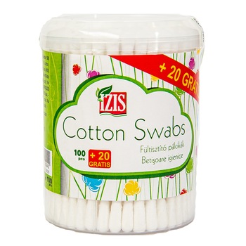Betisoare igienice Izis bumbac, 100 buc Betisoare igienice Izis bumbac, 100 buc