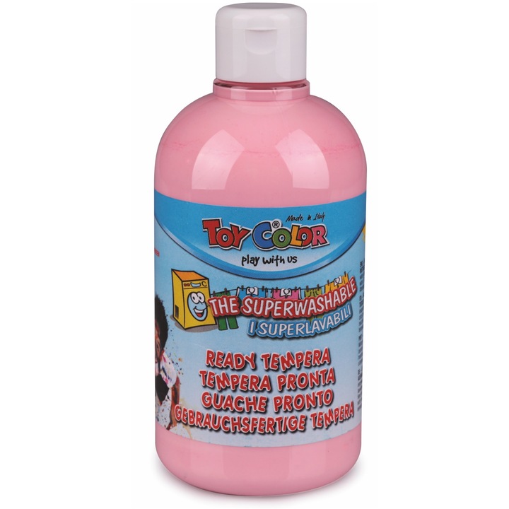Боя темперна Toy Color Pastel розова 500мл