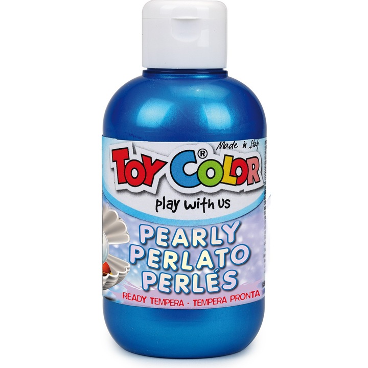 Боя темперна Toy Color Pearly синя 250мл
