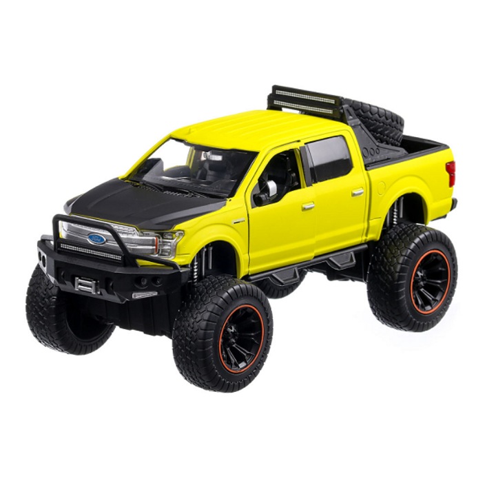 Automacheta Ford F-150 Lariat Pick-Up offroad, 2017, Motormax 1/27