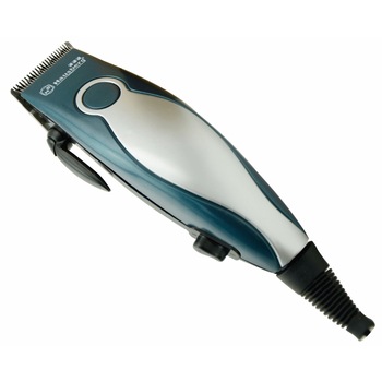 Masina tuns Hausberg HB 55, lame otel inoxidabil, 8 accesorii, 3-12 mm, Argintiu/Negru Masina tuns Hausberg HB 55, lame otel inoxidabil, 8 accesorii, 3-12 mm, Argintiu/Negru