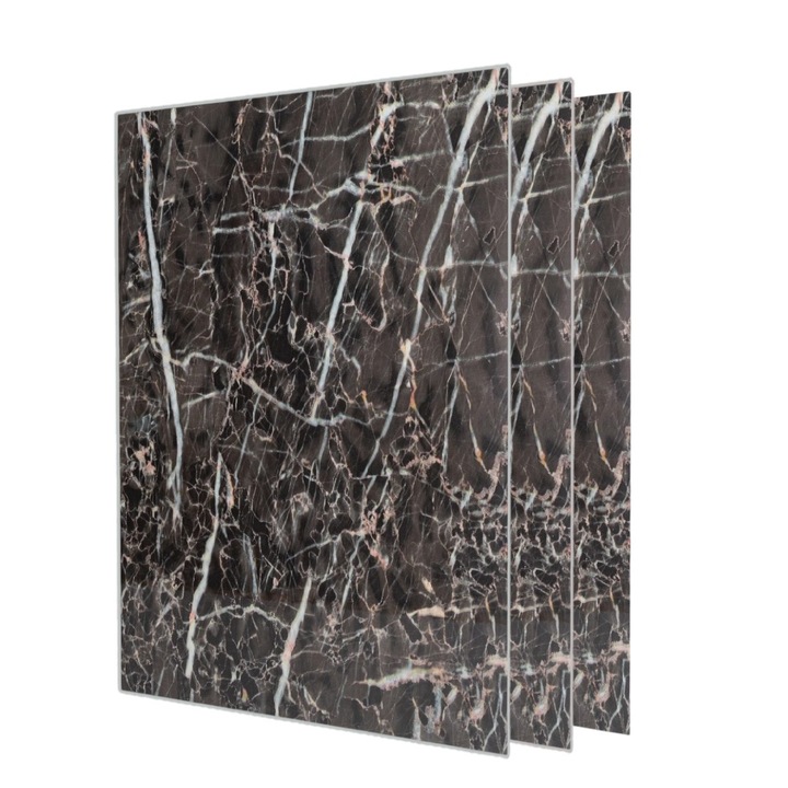 Set 3 panouri Highlight UV, Naimeed D6512, ultrarezistent, flexibil, ignifug, 122x92cm, 2.8mm grosime, tehnologie moderna, rezistent la umezeala