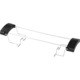 Prajitor de paine ECG ST 2750 Stripe, 930 W, 2 felii, 7 niveluri de rumenire, elemente din otel inoxidabil, negru