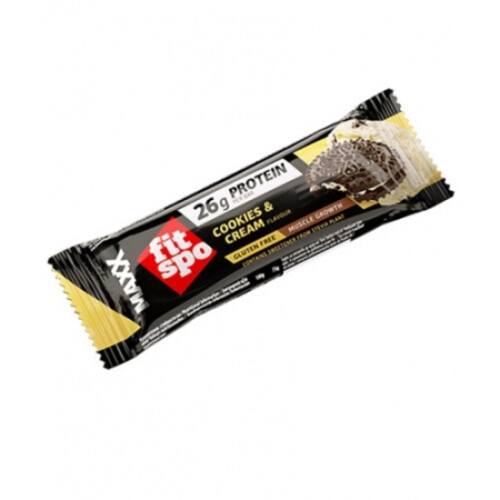 Baton Proteic, Fit Spo, Maxx, Cookies And Cream, 75 g
