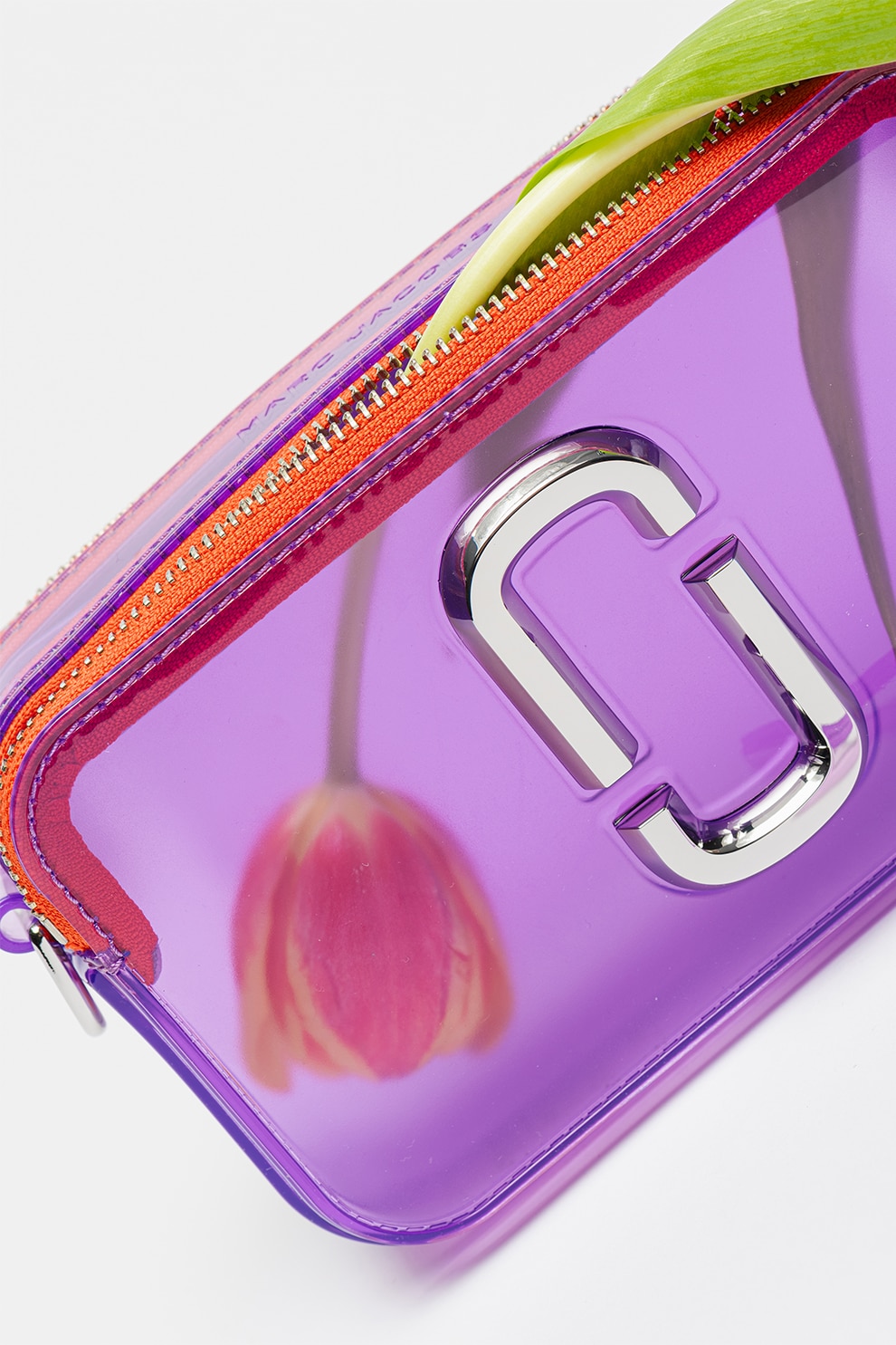 Marc Jacobs, Geanta crossbody The Jelly Snapshot, Portocaliu