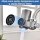 Filtru de apa potabila, montare la robinetul de la chiuveta, carbune activ, elimina impuritatile, metalele grele, trateaza apa, elimina clorul, purificator apa, argintiu, QUTEK