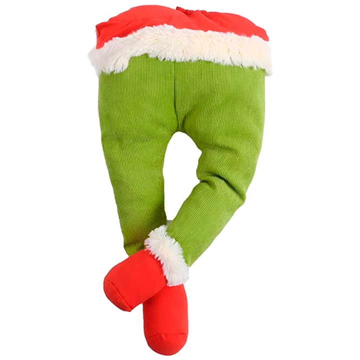 Decoratiune Craciun, Picioare Grinch, Multicolor