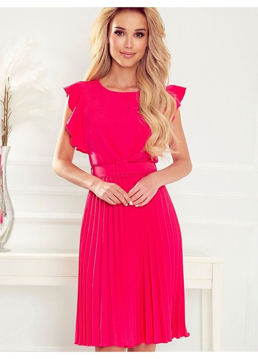 Дневна рокля Numoco, ежедневна, розова, лека материя