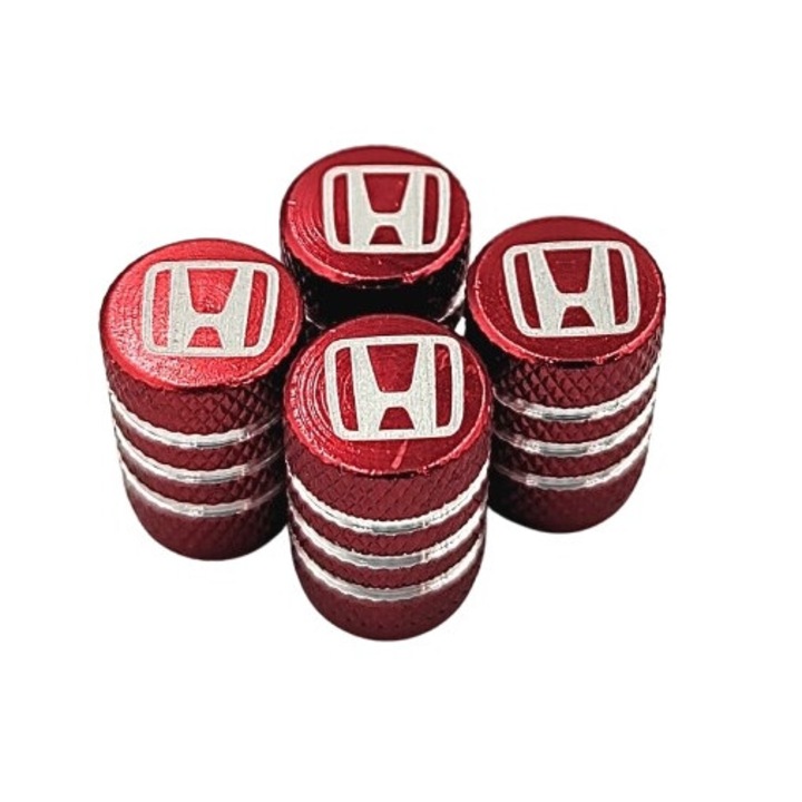 4 db kupak, szelepek készlete Alumínium Honda RED