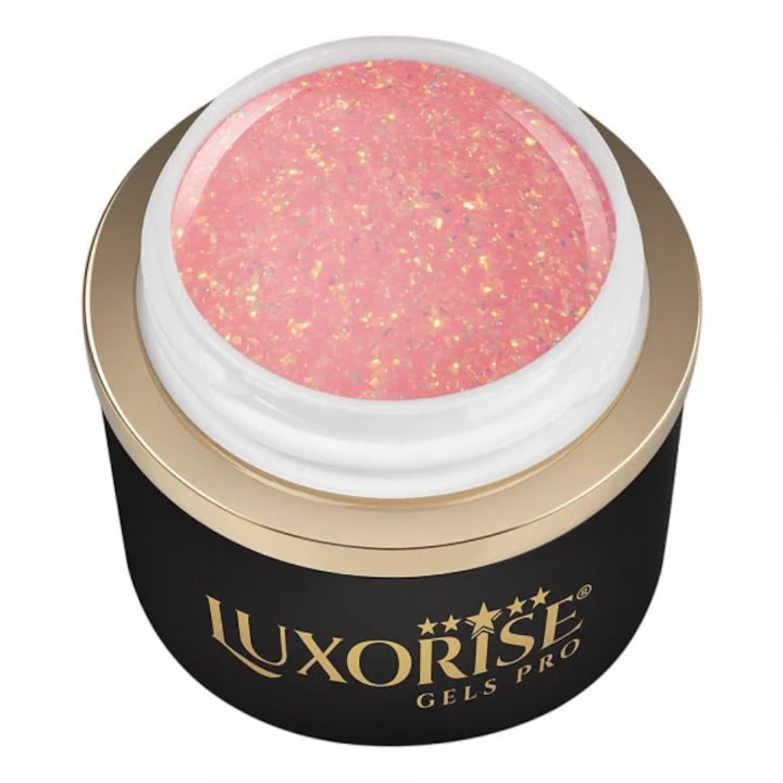 RevoFlex LUXORISE UV гел за изграждане на нокти 15 ml, прасковен блясък
