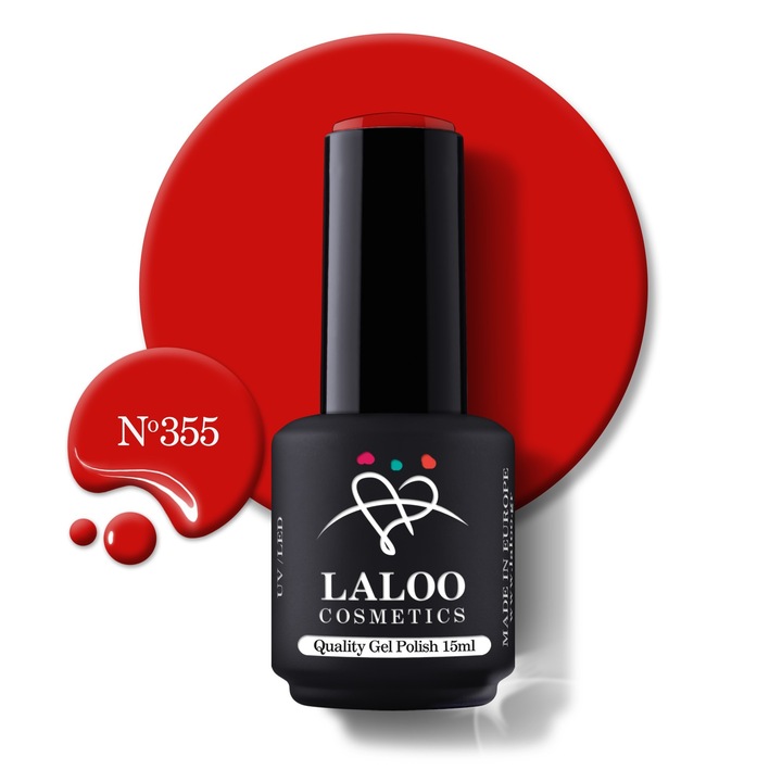 Oja semi-permanenta355 Spanish Red Laloo 15ml