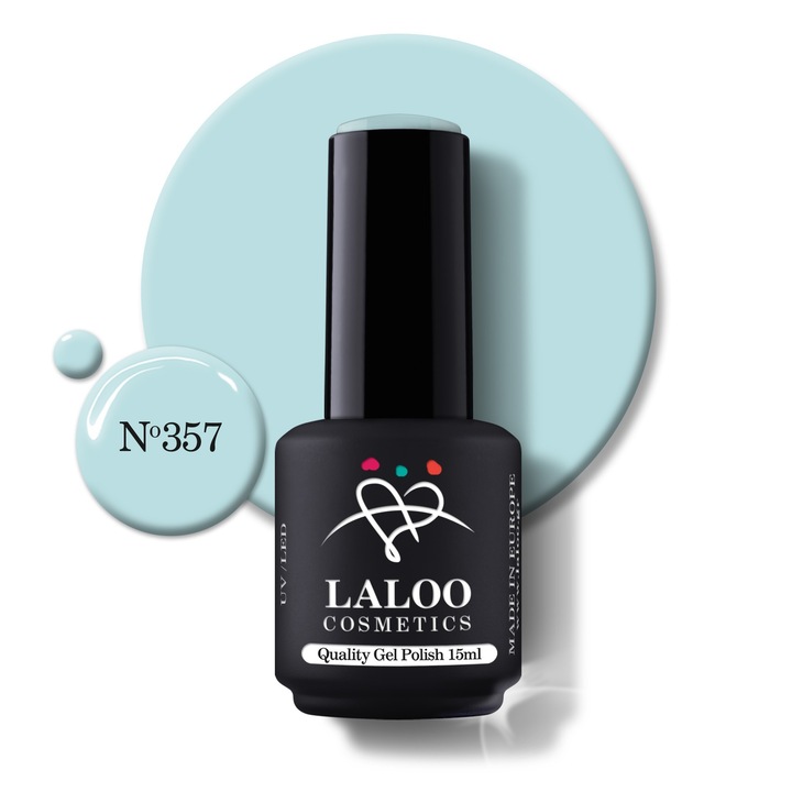 Oja semi-permanenta 357 Aqua paste Laloo 15ml