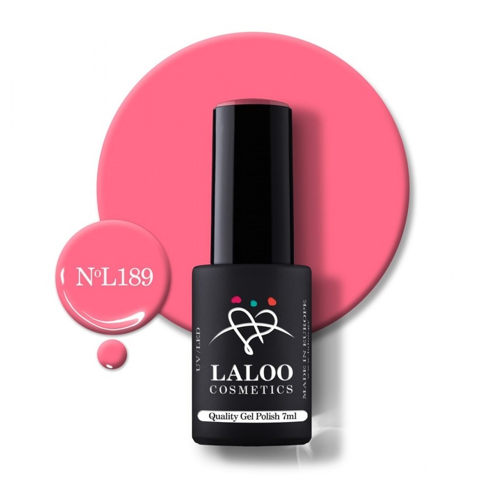 Oja semi-permanenta 189 Hot Pink Neon Laloo 7ml