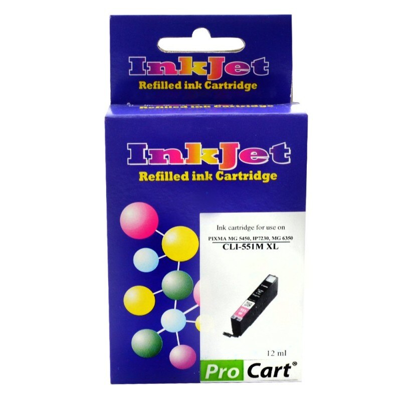 Cartus compatibil CLI-551XL Black pentru Canon, 12 ml