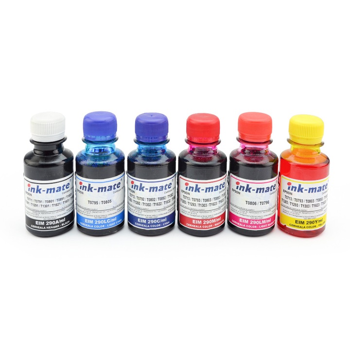 Újratölthető tintapatron, fotó, Epson, 6 színű