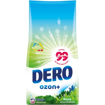 Detergent automat Dero Ozon+ Roua Muntelui, 12kg, 120 spalari