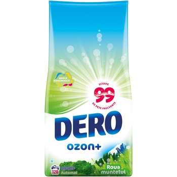 Detergent automat Dero Ozon+ Roua Muntelui, 12kg, 120 spalari Detergent automat Dero Ozon+ Roua Muntelui, 12kg, 120 spalari